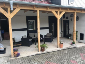 Charmantes Appartement in Frankenroda mit Grill, Garten und Terrasse